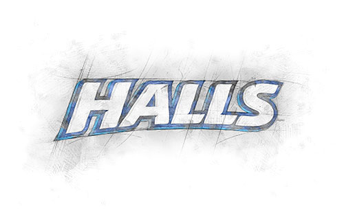 Halls nazwa i logo